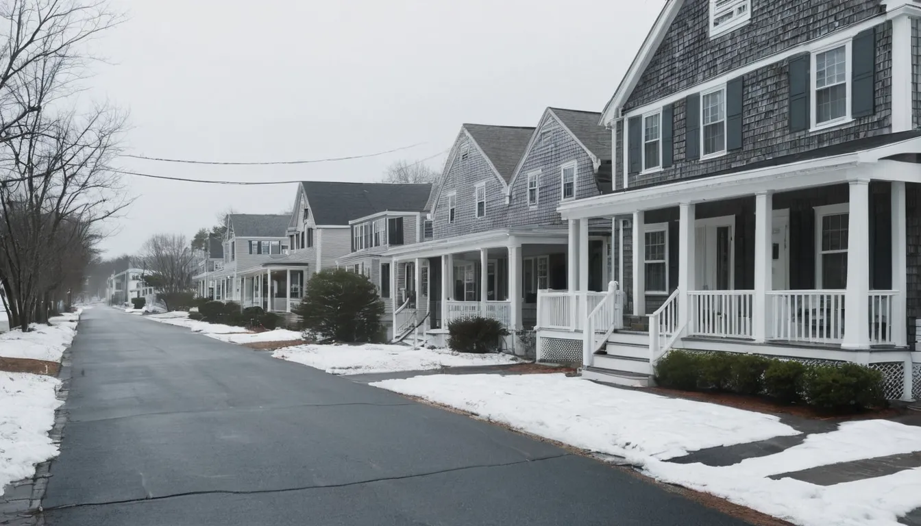 Older New England style homes with updated windows and siding in Marlborough