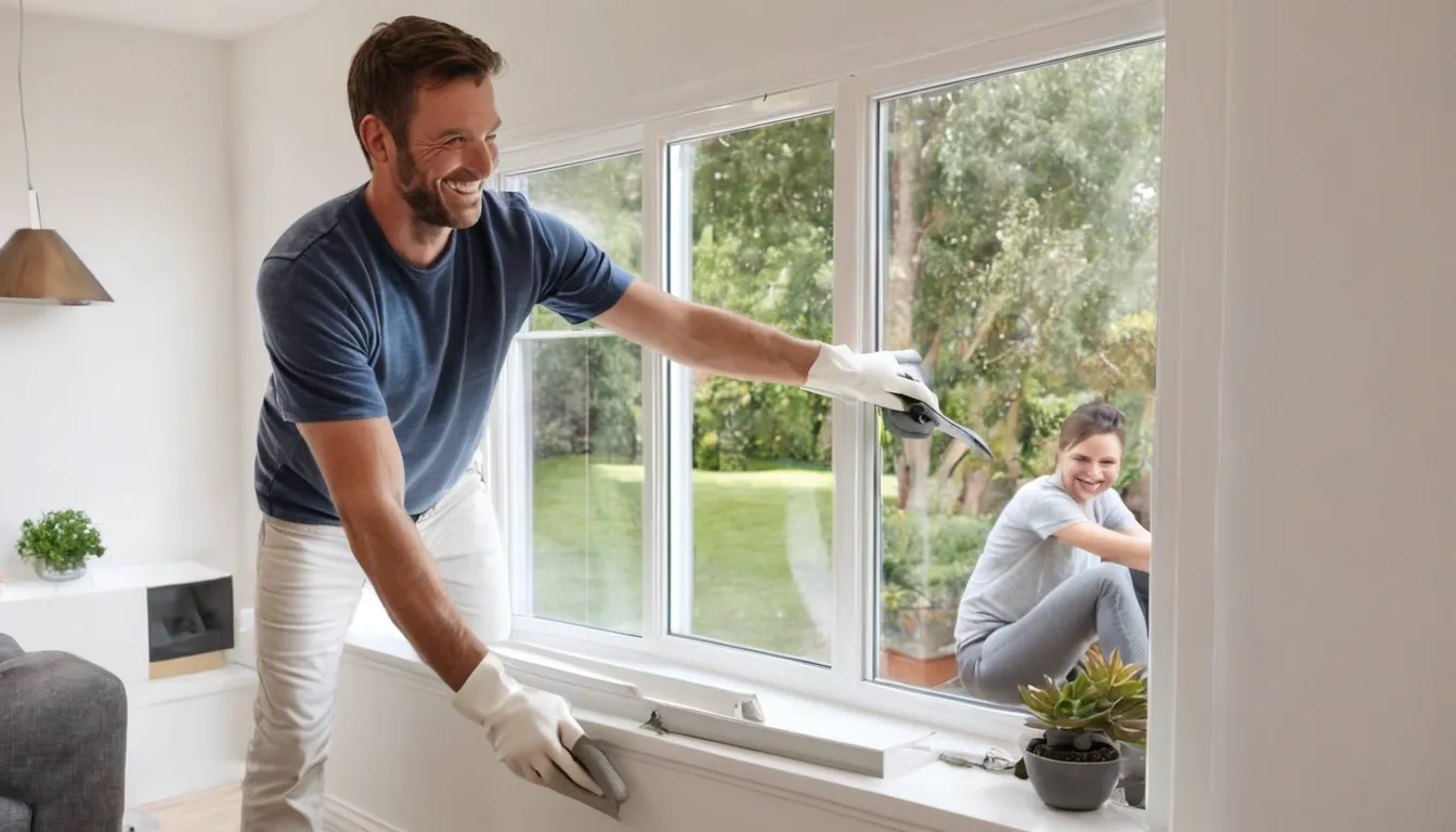 Provider installing a new energy efficient window in a home near Marlborough